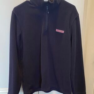 Vineyard Vines Men's Dark Blue Zip-Up Sweater